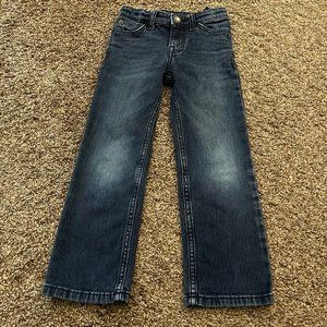 Bundle of TWO Pair Cat & Jack Boys Straight Leg Dark Wash Jeans